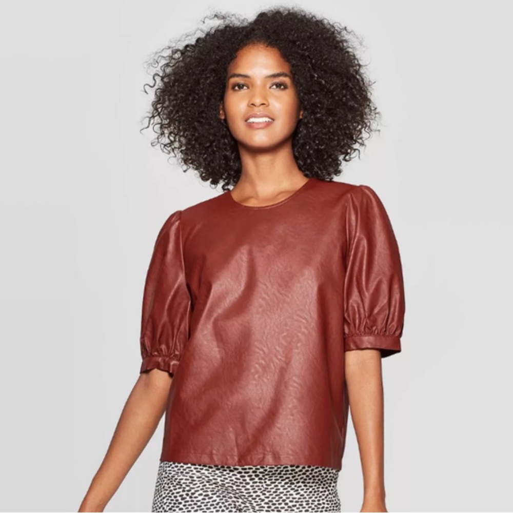 Who what wear Faux Leather size S